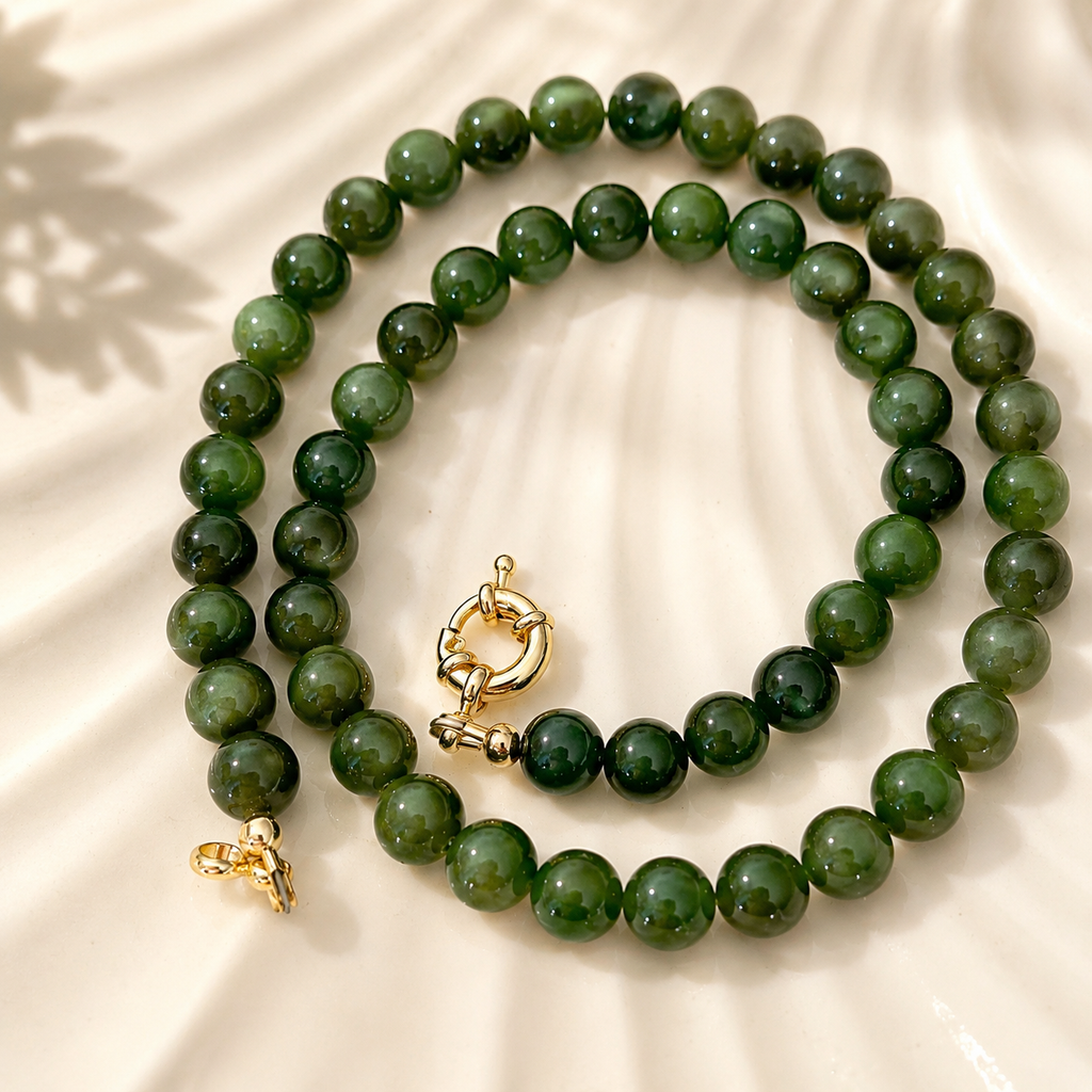 Genuine AAA Green Jade Necklace