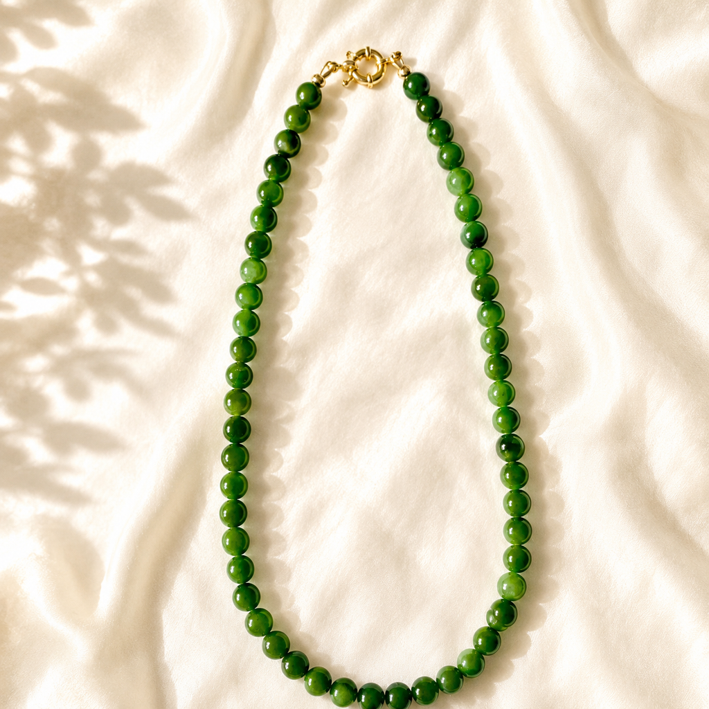 Genuine AAA Green Jade Necklace
