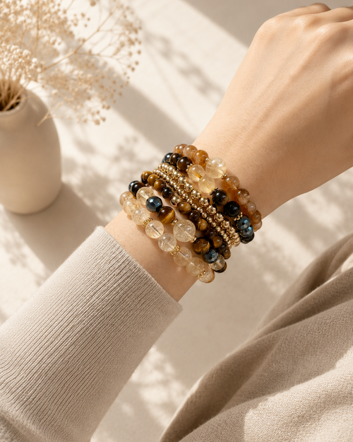 Aura Protection Bracelet Stack - 7 pcs